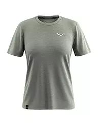 SALEWA | T-shirt de sport femme Eagle Minilogo Merino | Vert clair