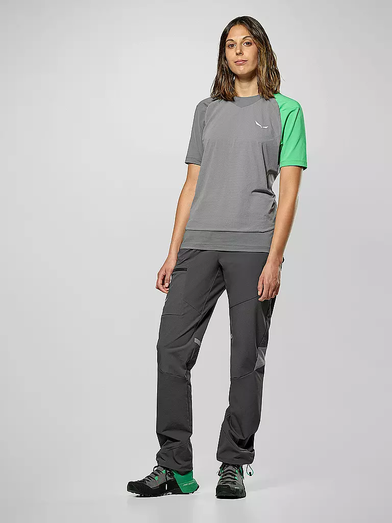 SALEWA | T-shirt de sport femme NXT Hybrid | Gris clair