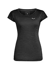 SALEWA | T-shirt de sport à manches courtes Puez Melange Dry pour femmes | Noir