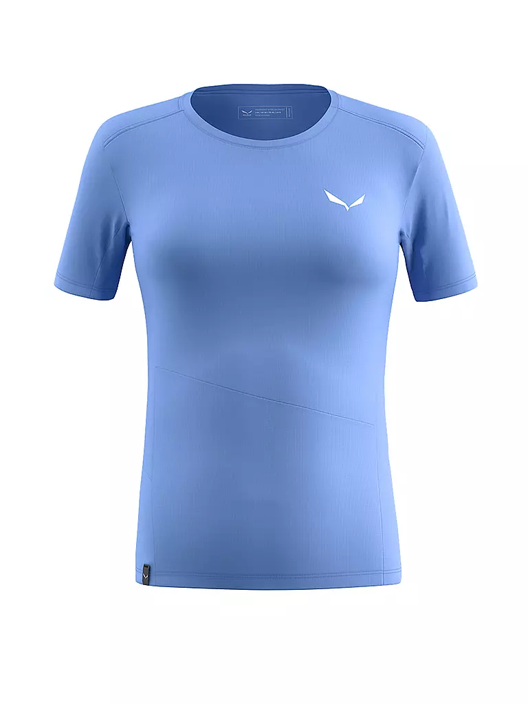 SALEWA | T-shirt de sport fonctionnel pour femmes Puez Sporty Dry'Ton | Bleu clair