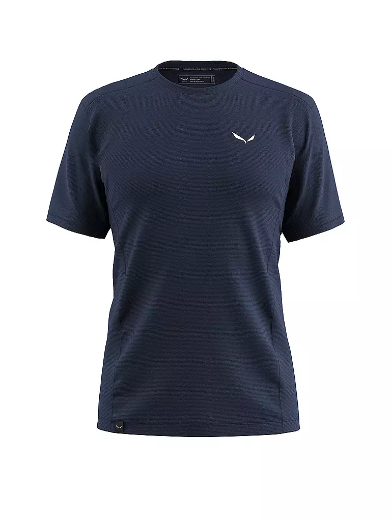 SALEWA | T-shirt de sport homme      Homme     Couches de base et T-shirts     T-shirts Puez Melange Dry'Ton | Bleu foncé