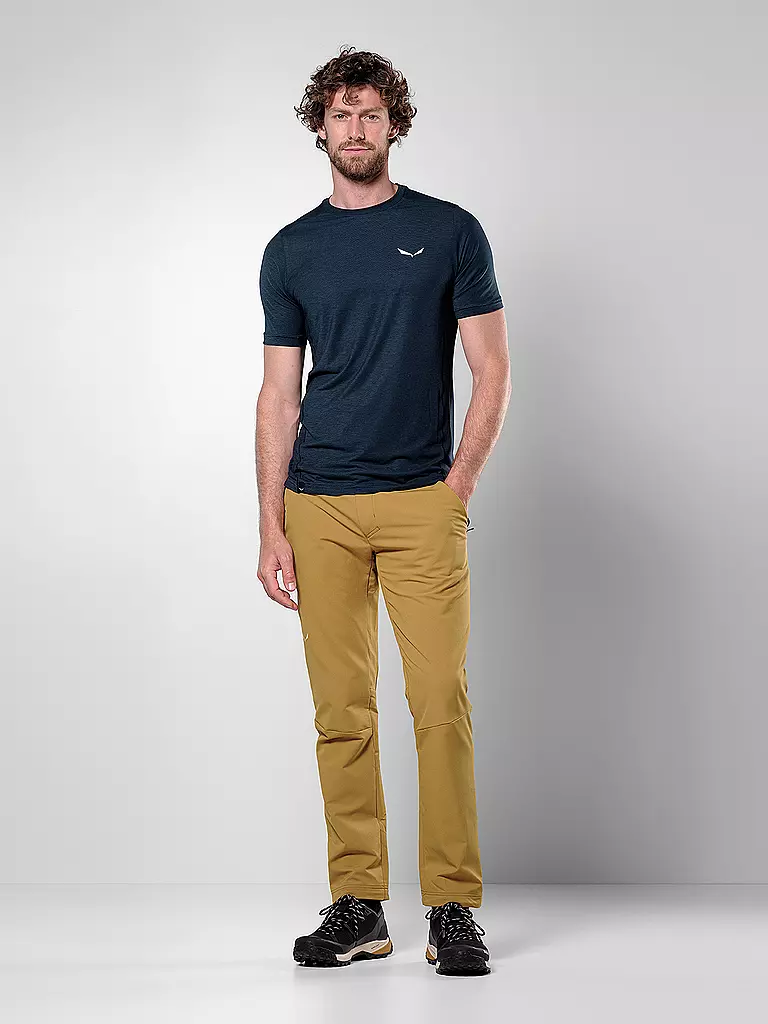 SALEWA | T-shirt de sport homme      Homme     Couches de base et T-shirts     T-shirts Puez Melange Dry'Ton | Bleu foncé