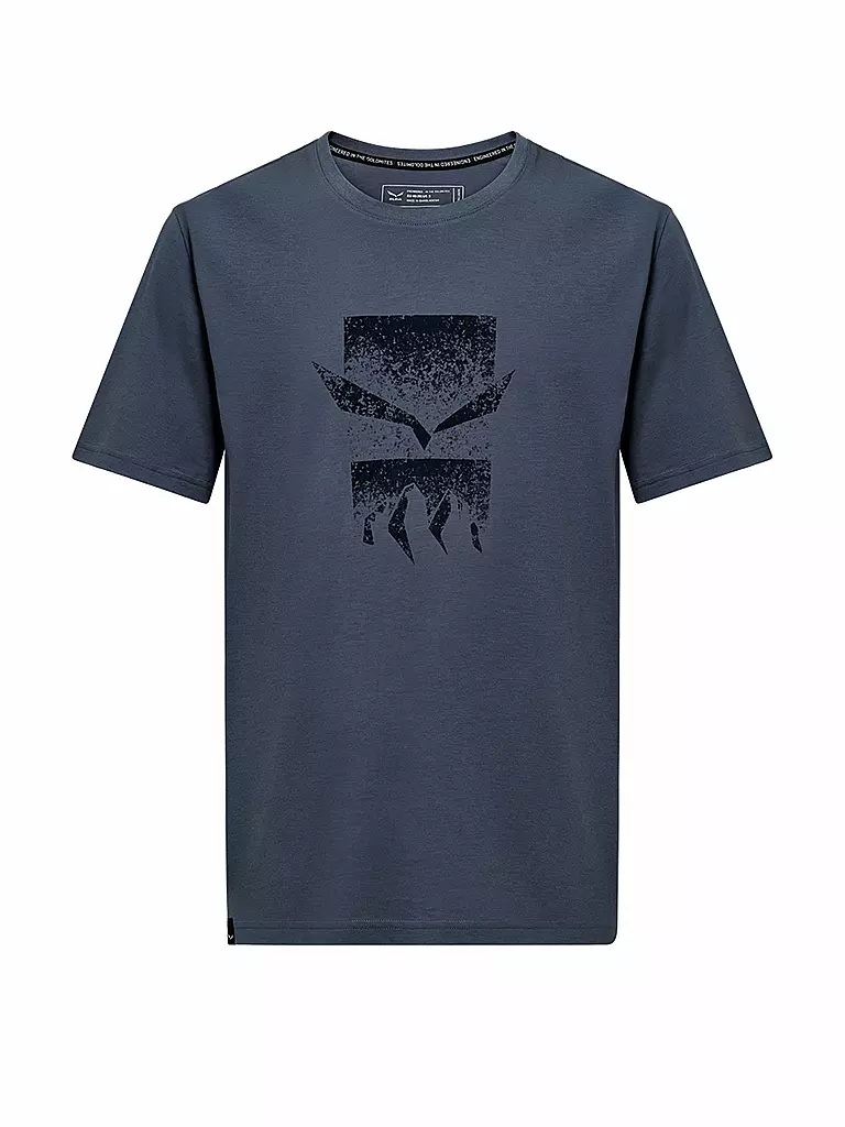 SALEWA | T-shirt de sport homme Eagle 3 Cime | Bleu foncé