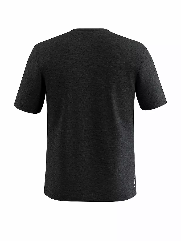 SALEWA | T-shirt de sport homme Eagle Dotted Merino | Noir