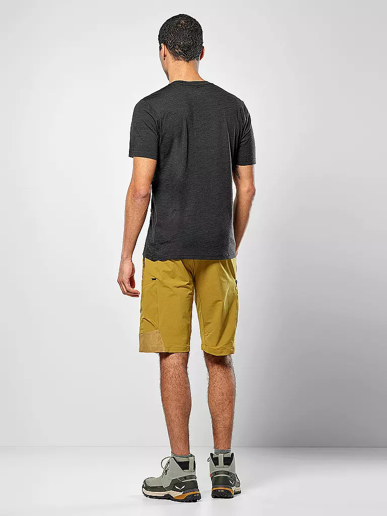 SALEWA | T-shirt de sport homme Eagle Dotted Merino | Noir