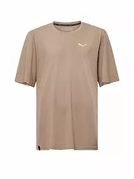 SALEWA | T-shirt de sport homme Eagle Sunset Loose | Beige