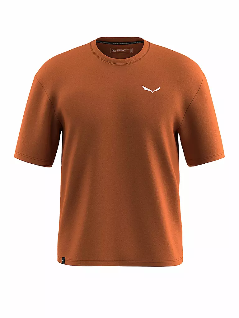 SALEWA | T-shirt de sport homme Eagle Sunset Loose | Orange