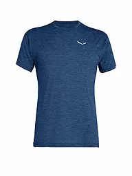 SALEWA | T-shirt de sport homme Puez Melange Dry | Bleu foncé