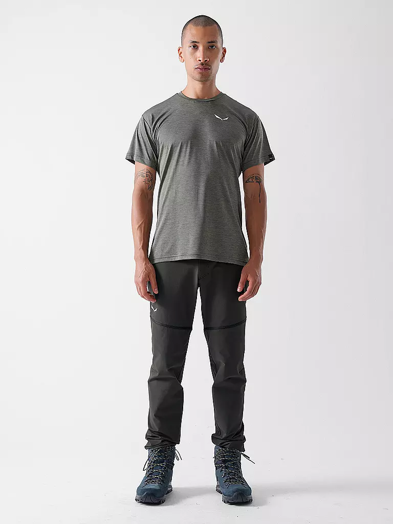 SALEWA | T-shirt de sport homme Puez Melange Dry | Olive