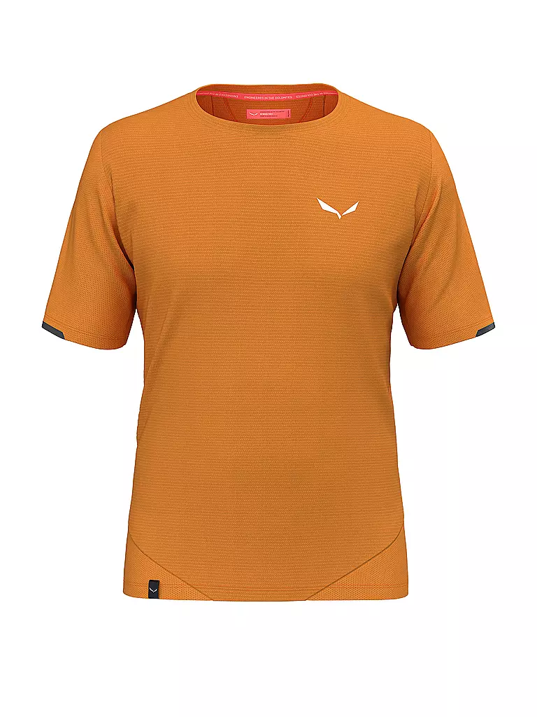 SALEWA | T-shirt de sport pour homme Pedroc Dry Mesh | Orange