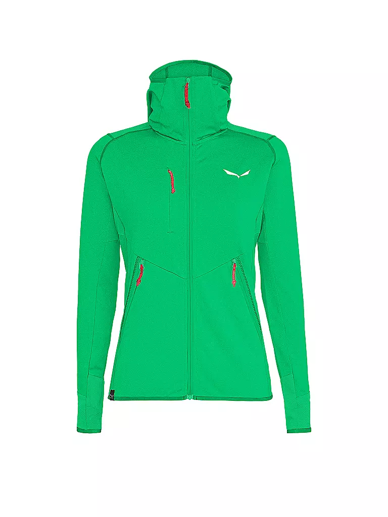 SALEWA | Veste à capuche femme Agner Hybrid Polarlite Durastretch | Vert