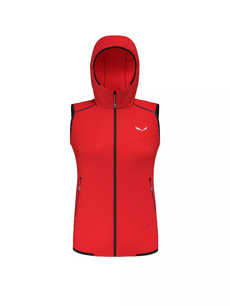 SALEWA | Veste d'extérieur pour femme Pedroc Durastretch Light à capuche | Rouge