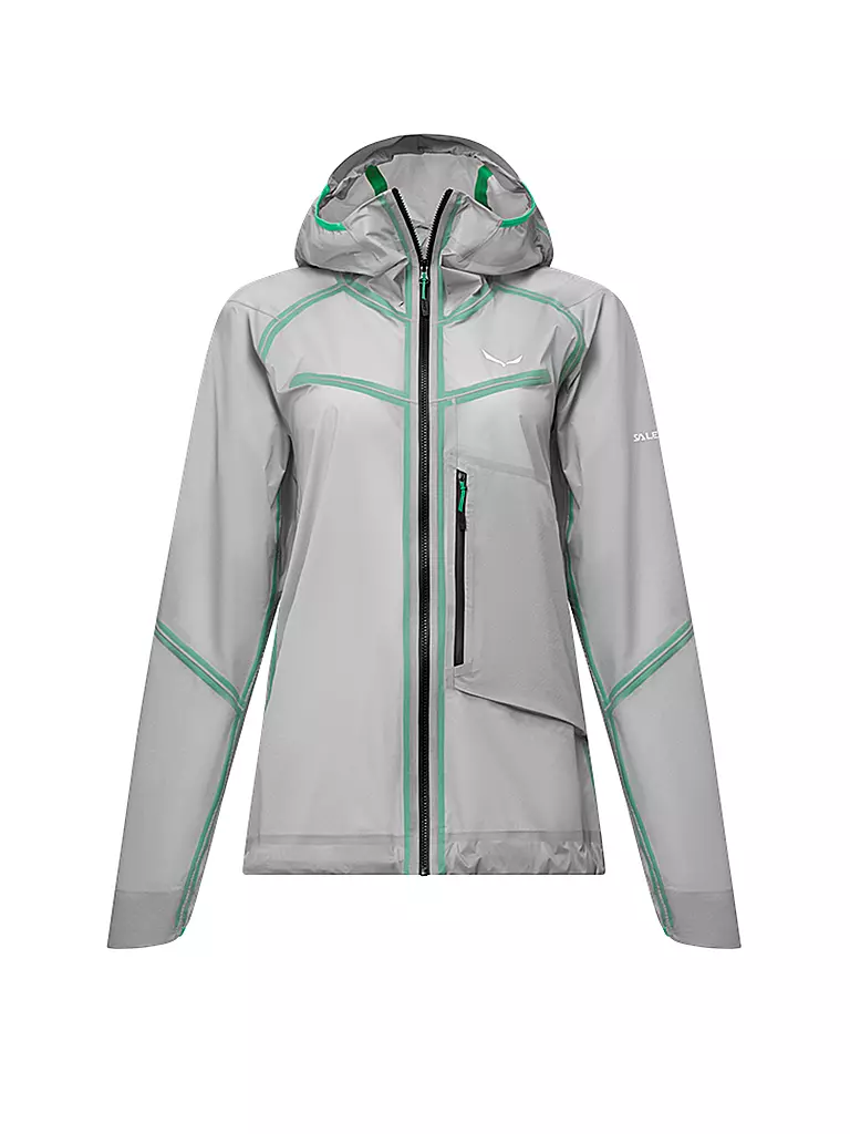 SALEWA | Veste de randonnée femme NXT PTX 3L | Gris clair
