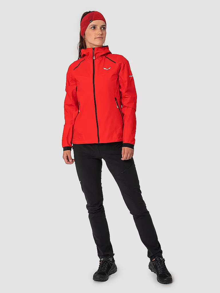 SALEWA | Veste de randonnée femme Pedroc 2.5L Powertex Light | Rouge