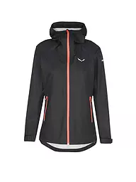 SALEWA | Veste de randonnée femme Puez (Aqua 3) PTX à capuche | Noir