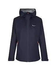 SALEWA | Veste de randonnée femme Puez (Aqua 3) PTX à capuche | Bleu foncé