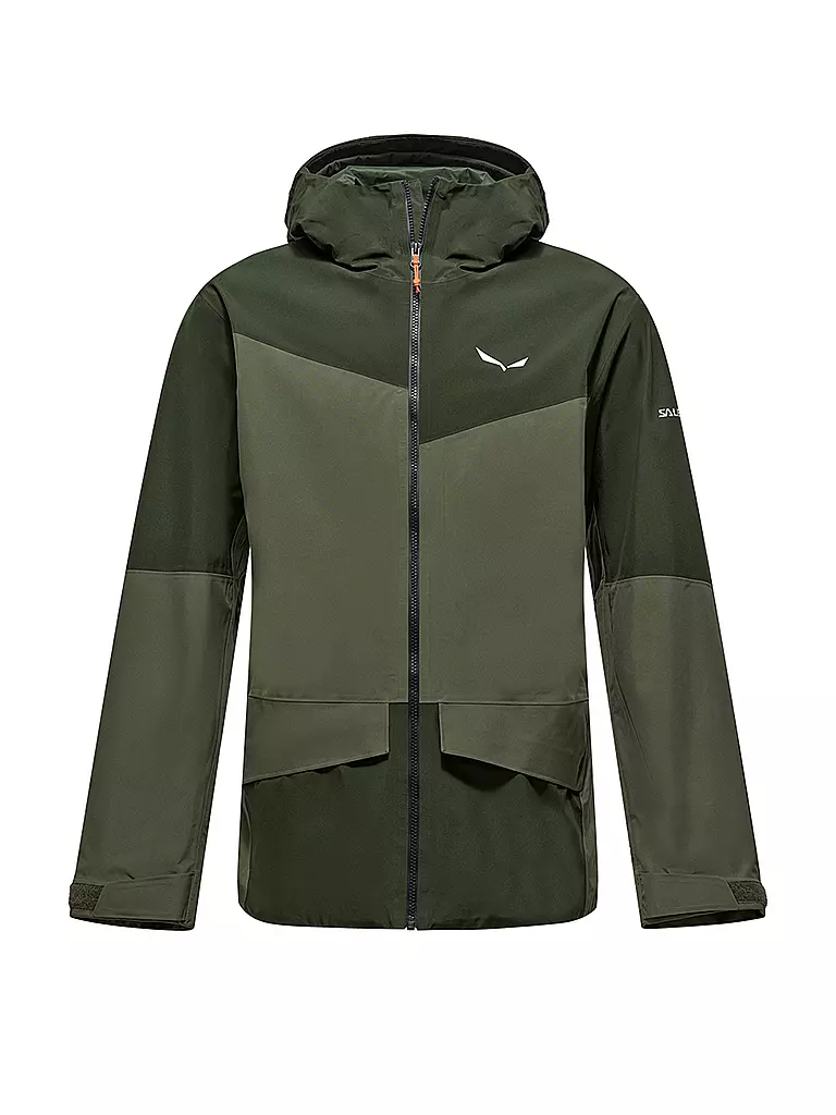 SALEWA | Veste de randonnée homme Puez 2L Gore-Tex® à capuche | Olive