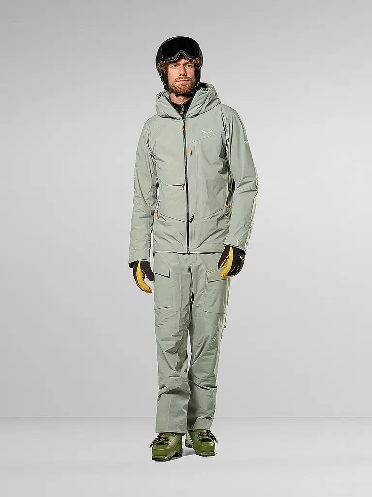 SALEWA | Veste de randonnée homme Sella Free 3L PTX | Gris clair