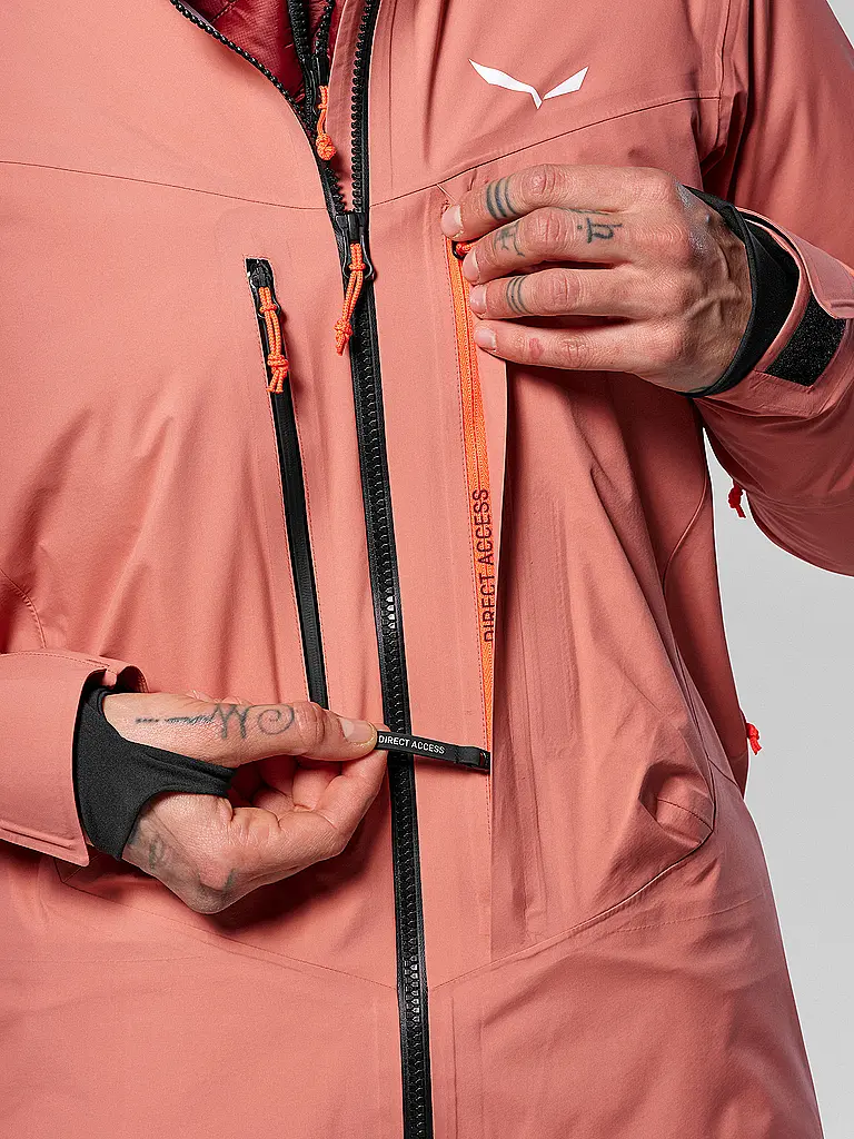 SALEWA | Veste de randonnée pour femme Sella 3L PTX à capuche |