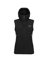 SALEWA | Veste de randonnée pour femme Sella Durastretch à capuche | Noir