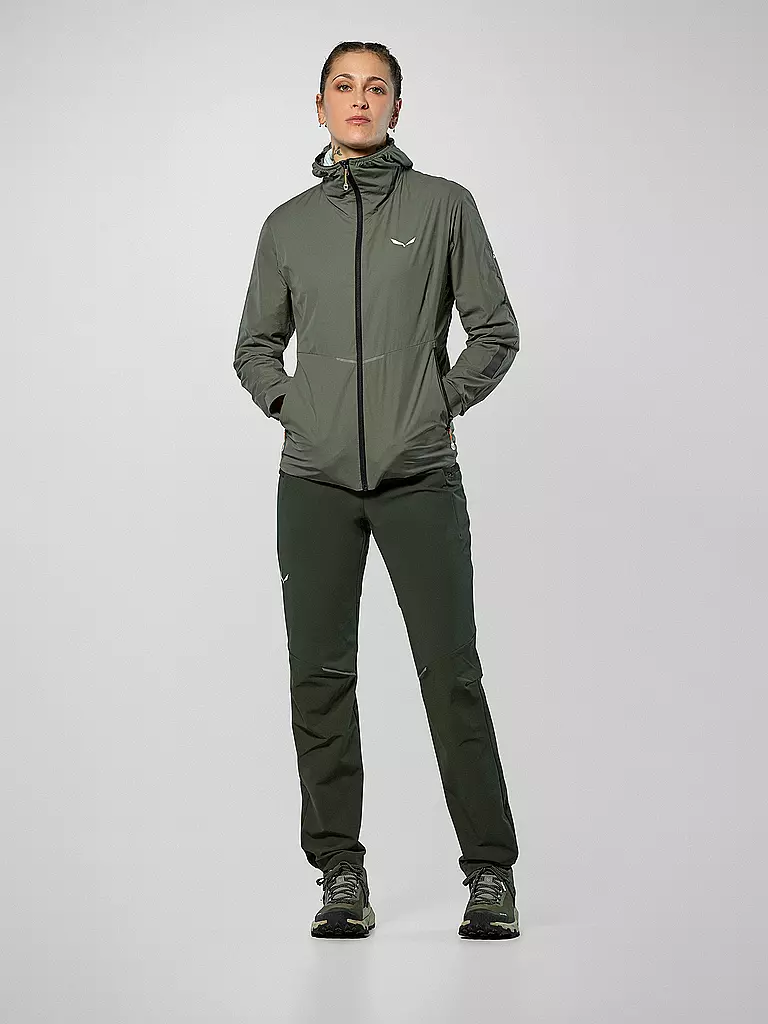 SALEWA | Veste Femme Pedroc Wind Hoodie | Olive