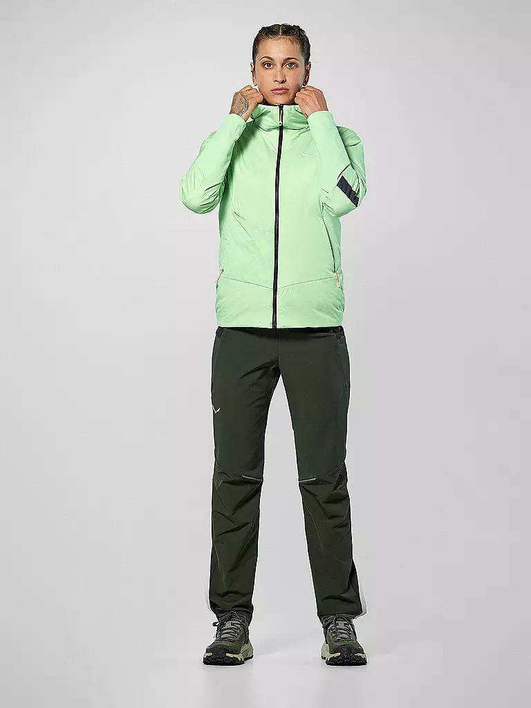 SALEWA | Veste hybride femme Pedroc TQ Air à capuche | Vert clair