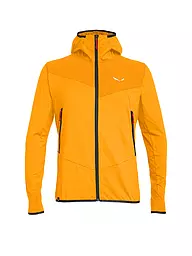 SALEWA | Veste hybride homme Agner Polarlite Durastretch à capuche | Orange