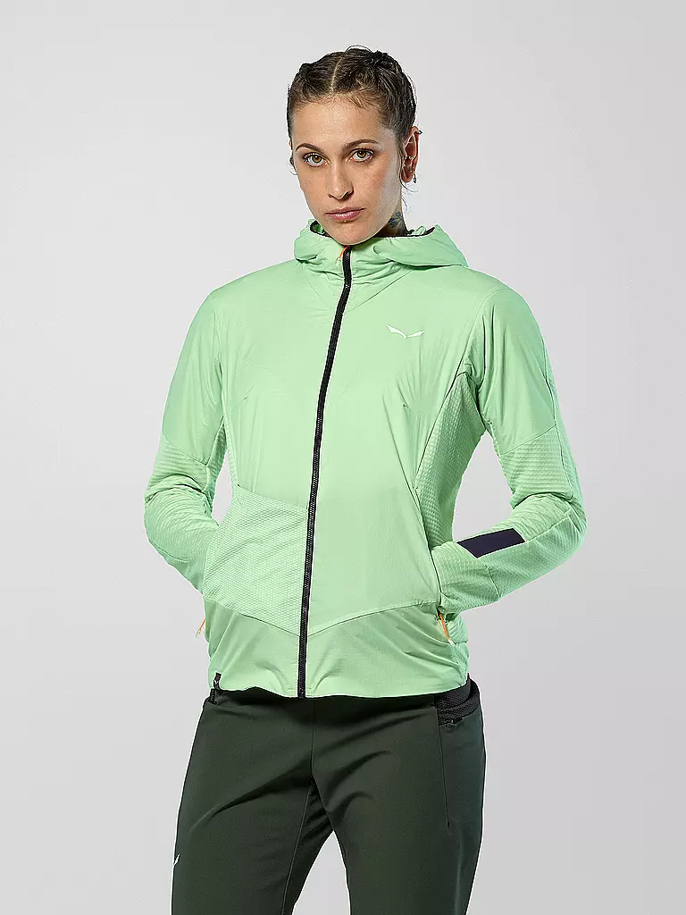 SALEWA | Veste polaire à capuche coupe-vent Pedroc PL pour femme |