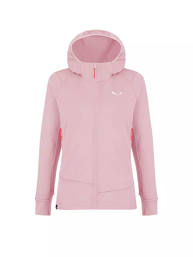 SALEWA | Veste polaire de randonnée pour femme Puez Polarlite à capuche | Rose