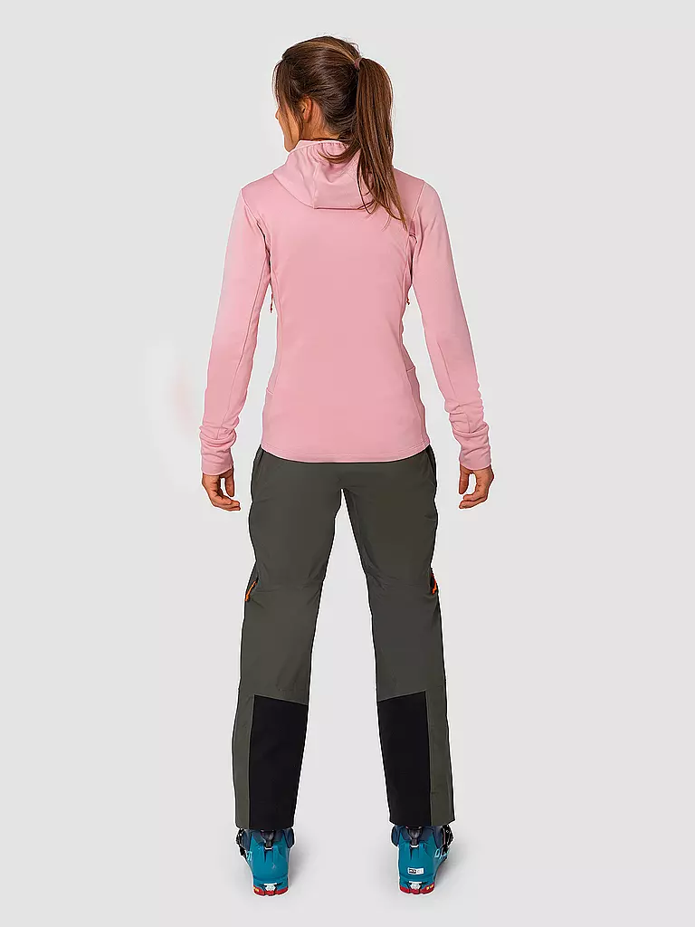 SALEWA | Veste polaire de randonnée pour femme Puez Polarlite à capuche |