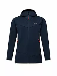 SALEWA | Veste polaire femme Puez Altavia Polarlite à capuche | Bleu foncé