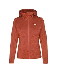 SALEWA | Veste polaire femme Puez Rocca Polarlite à capuche | Cuivre