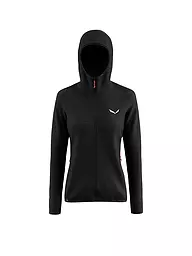 SALEWA | Veste polaire femme Puez Waffle à capuche | Noir