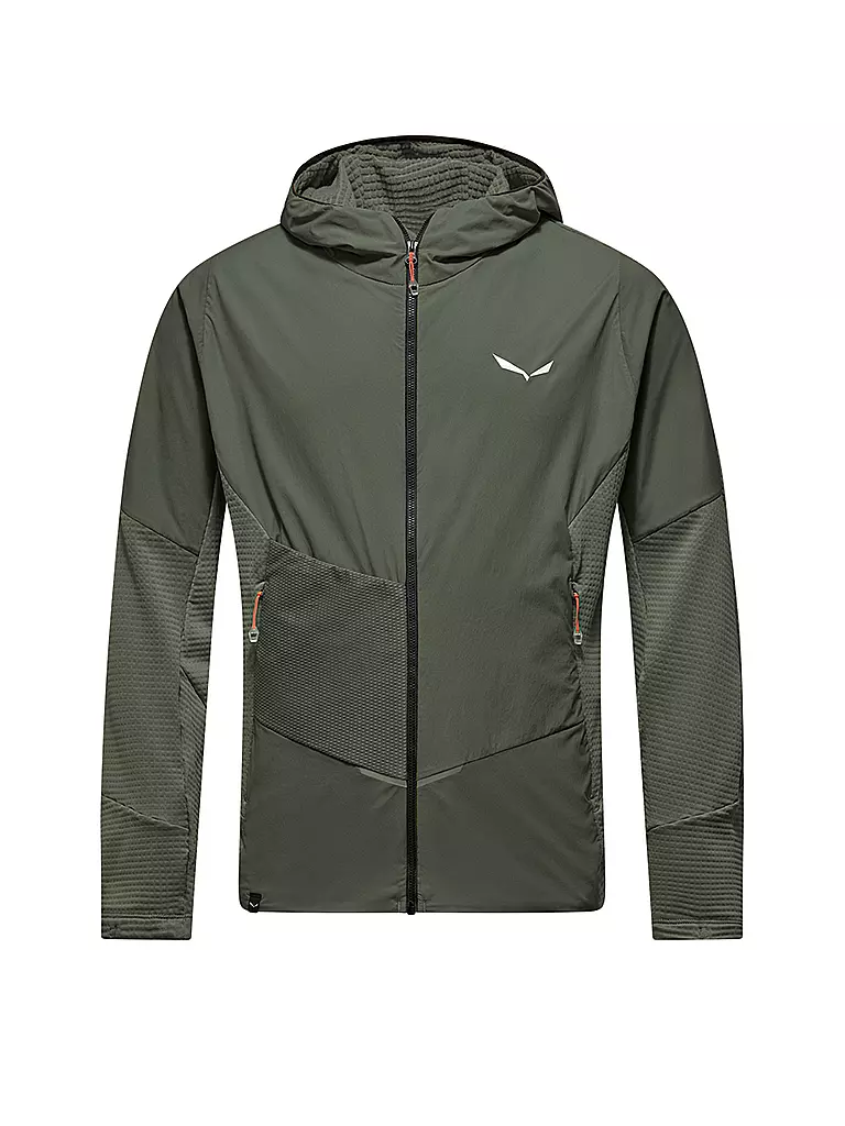 SALEWA | Veste polaire homme Pedroc PL Wind Hoodie | Olive