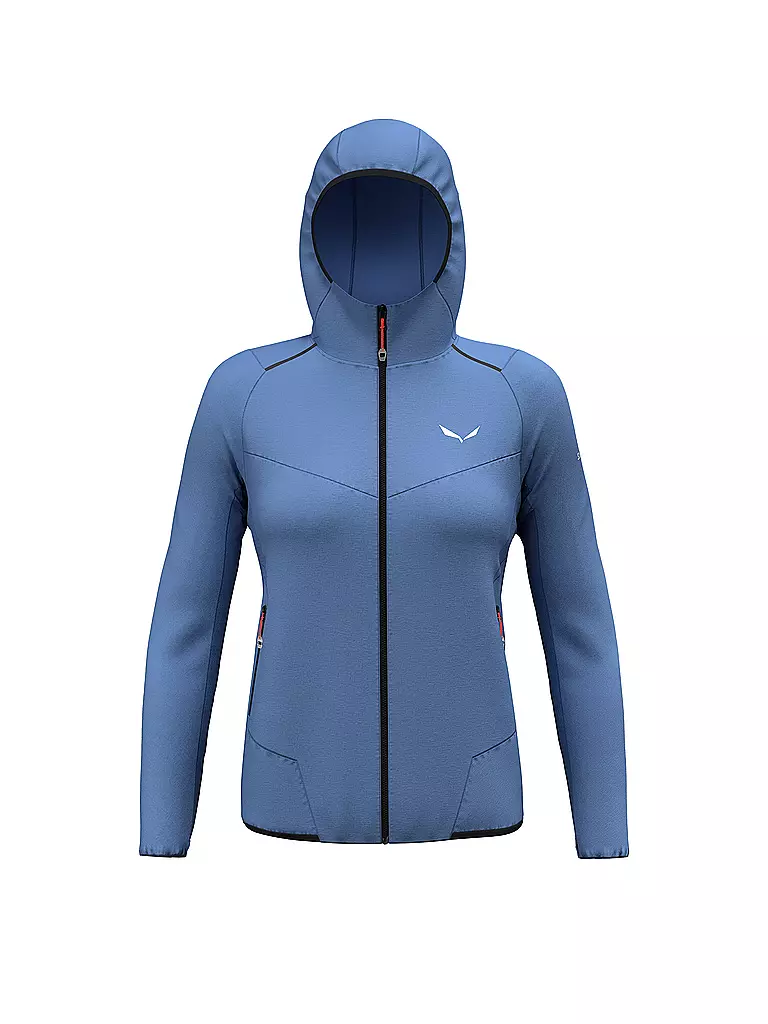 SALEWA | Veste softshell femme Pedroc DST Light à capuche | Bleu clair