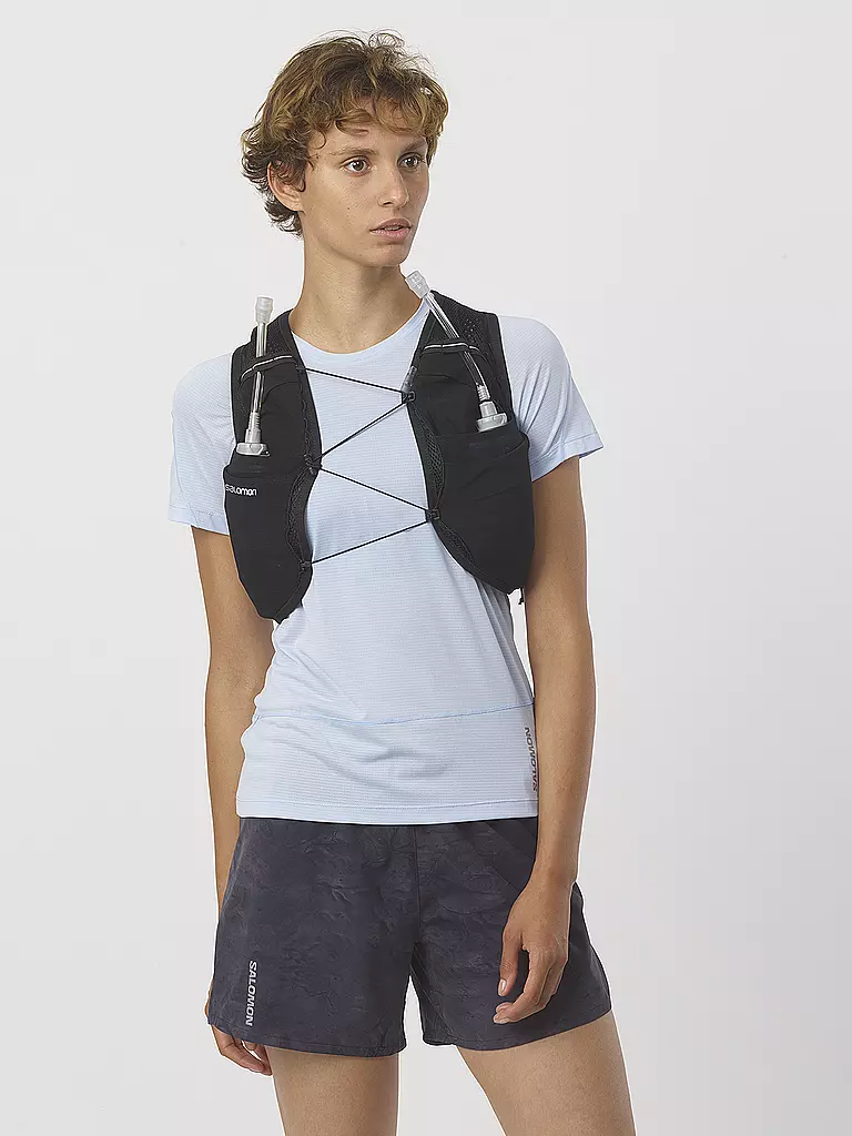 SALOMON | Damen Trinkweste Active Skin 8 mit Flasks | Noir