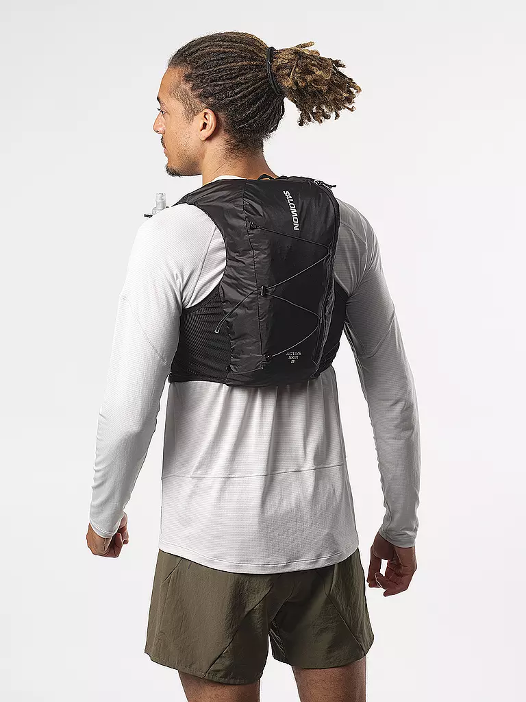 SALOMON | Gilet d'hydratation Active Skin 8 Set | Noir