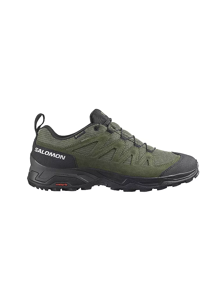 SALOMON | Herren Hikingschuhe X Ward Leather Gore-Tex | Olive