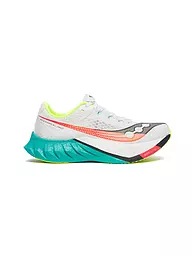 SAUCONY | Chaussures de compétition de course pour hommes Endorphin Pro 4 | Blanc
