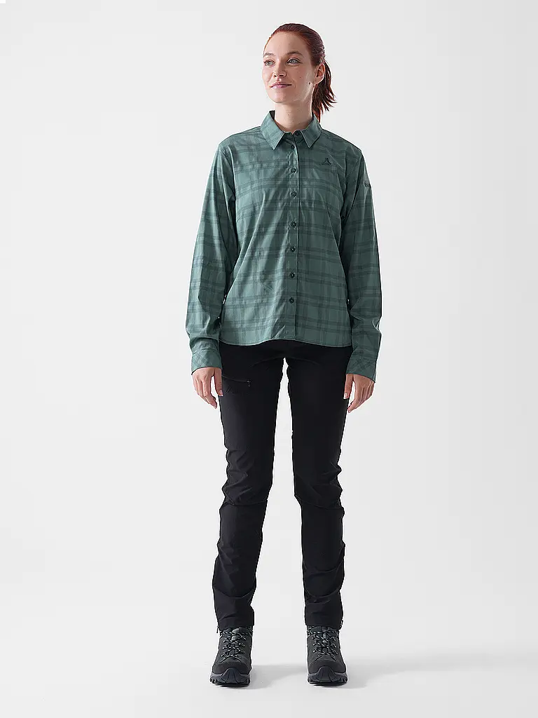 SCHÖFFEL | Blouse Yekuro pour femmes | Vert foncé