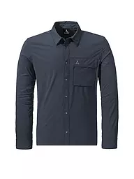 SCHÖFFEL | Chemise Dunajec pour hommes | Bleu foncé