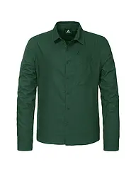 SCHÖFFEL | Chemise pour homme Style Kleion | Vert foncé