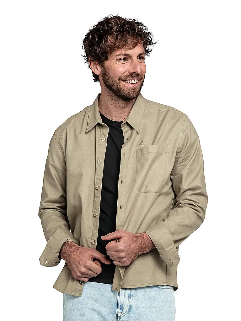 SCHÖFFEL | Chemise pour homme Style Kleion | Camel