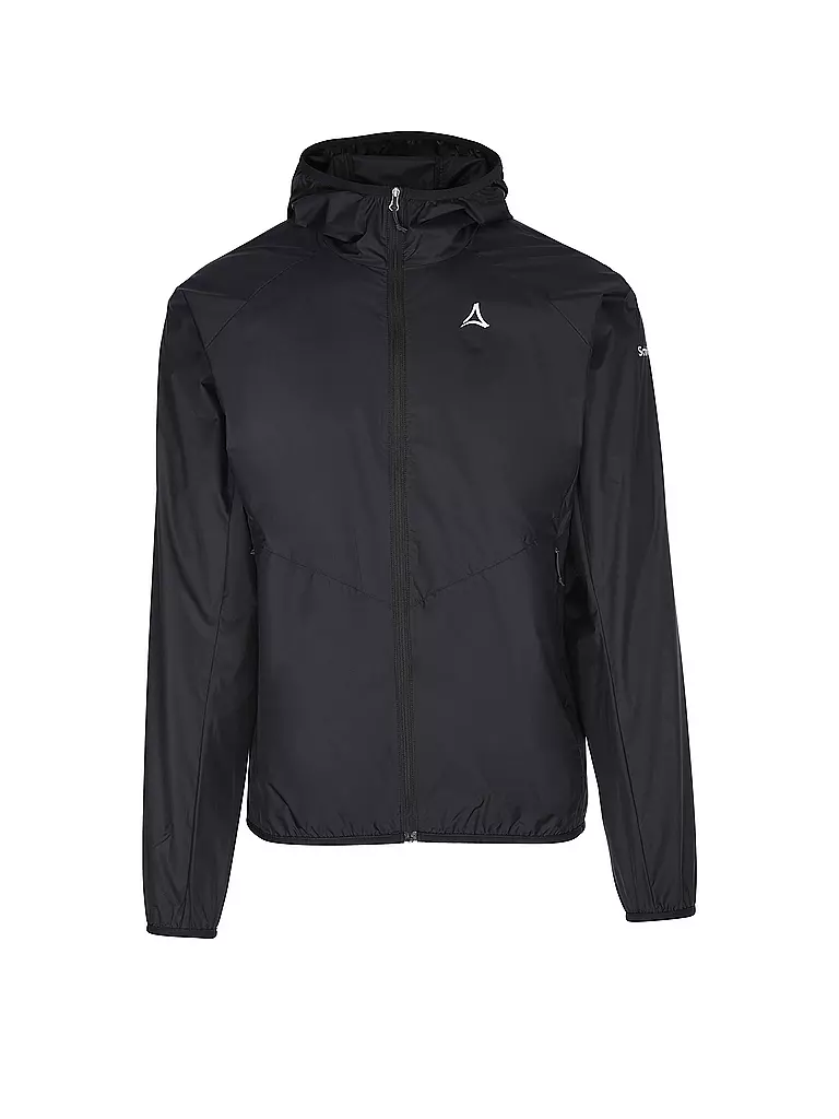 SCHÖFFEL | Coupe-vent Wutach à capuche pour hommes | Noir