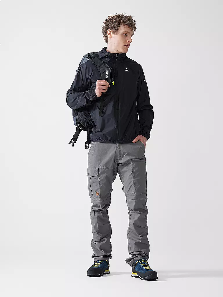 SCHÖFFEL | Coupe-vent Wutach à capuche pour hommes | Noir