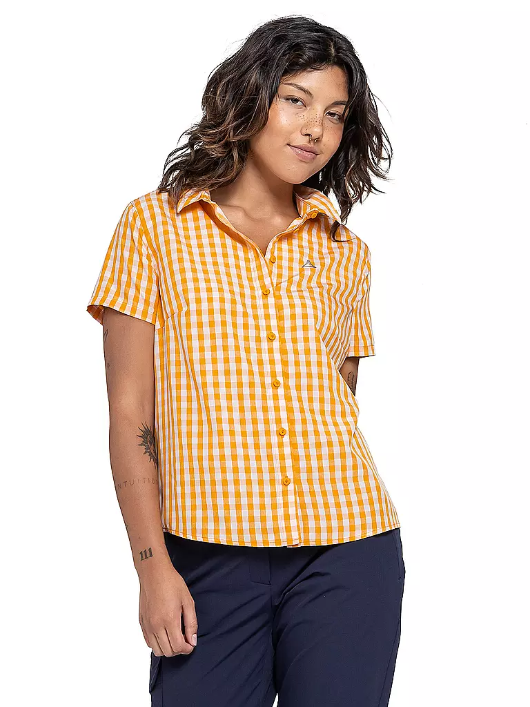 SCHÖFFEL | Damen Bluse Circ Style Dalfoss | Orange