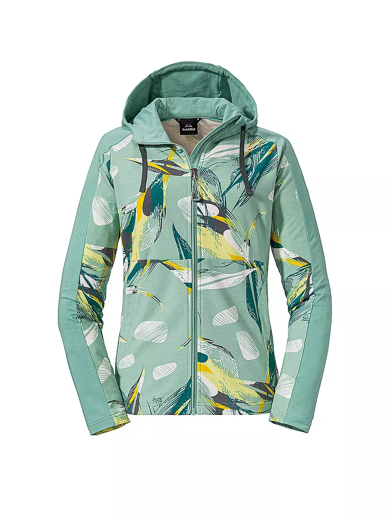 SCHÖFFEL | Damen Fleece Hoody Locarno L | Menthe