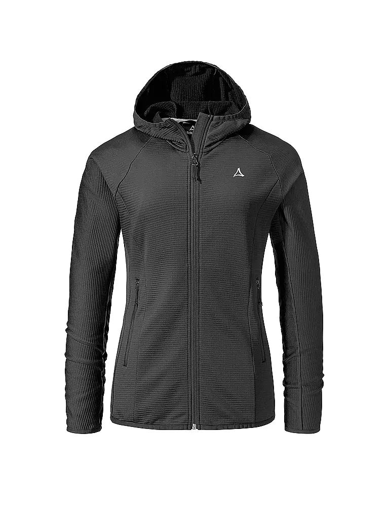 SCHÖFFEL | Damen Fleecejacke Cascata Hoodie | Noir