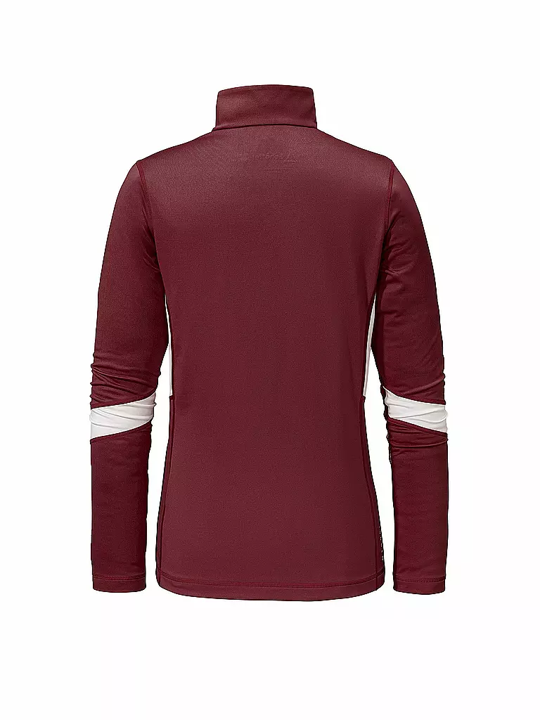 SCHÖFFEL | Damen Funktions Zipshirt Lenggries L | Rouge foncé