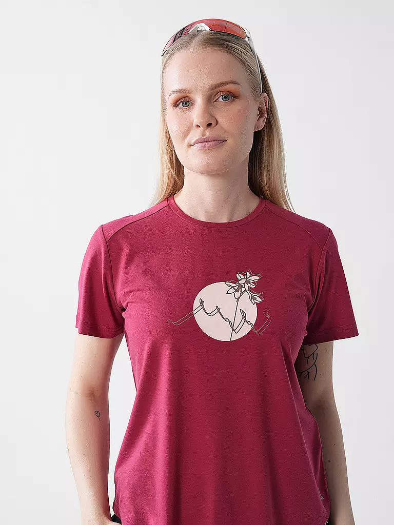 SCHÖFFEL | Damen Funktionsshirt Haberspitz L | Rouge foncé